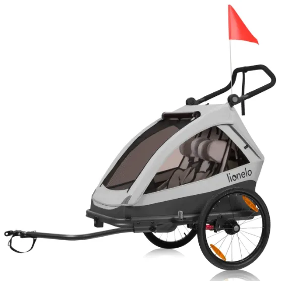 Carucior de plimbare pentru gemeni Lionelo Cama Grey Stone Carucior de plimbare pentru gemeni Lionelo Cama Grey Stone
