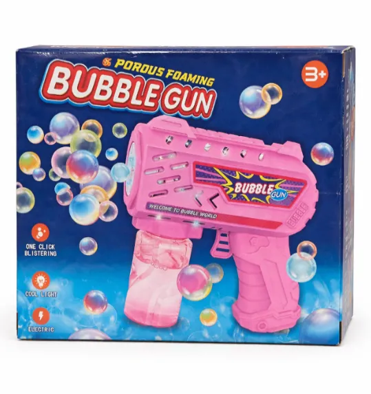 Pistol pentru baloane de săpun, albastru, cod 10034b