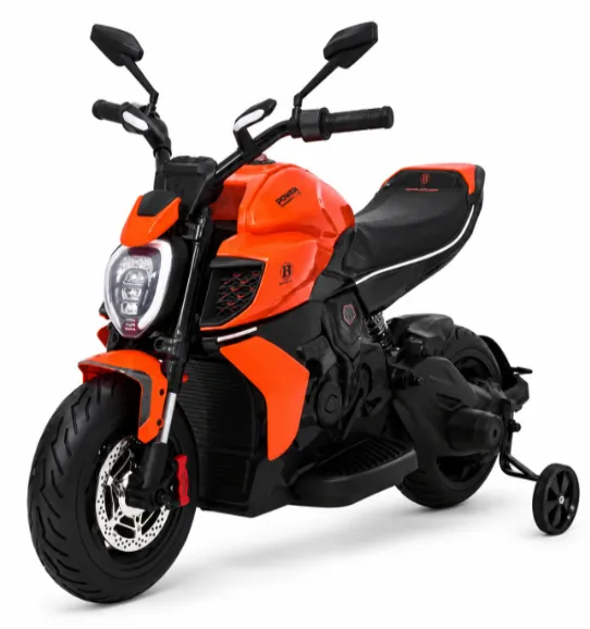 Motocicleta electrica pentru copii, Ducati Diavel & Bentley 12V4.5AHx1, 35Wx2 (550#), portocalie cod GB2806