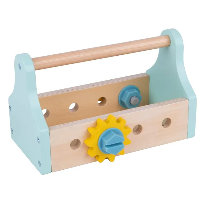 Setul de instrumente din lemn Tooky Toy, cod 57339 Setul de instrumente din lemn Tooky Toy, cod 57339