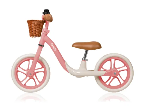 Bicicleta fara pedale Lionelo Alex Plus Pink Rose Bicicleta fara pedale Lionelo Alex Plus Pink Rose
