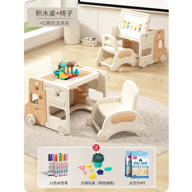 Masuta cu constructor + tabla cu scaun арт. 60071