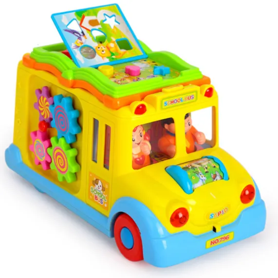 Busyboard „Autobuzul școlar” cu sunet si lumina Busyboard „Autobuzul școlar” cu sunet si lumina