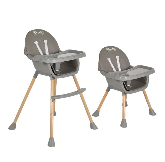 Scaun de masă 2 în 1 Moni Biscotti Grey Scaun de masă 2 în 1 Moni Biscotti Grey