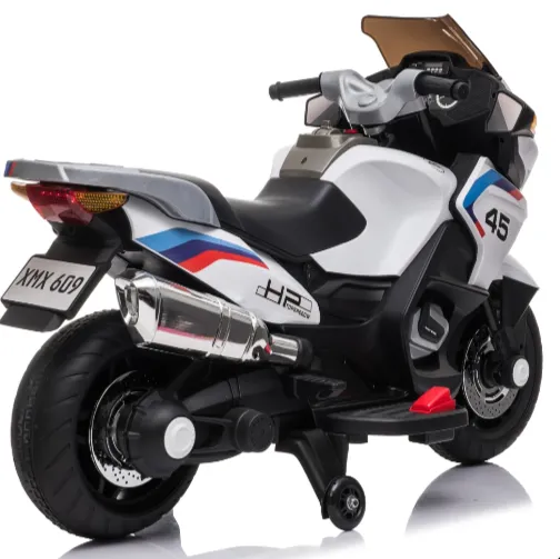 Motocicletă electrică pentru copii (MX609/5 alba) Motocicletă electrică pentru copii (MX609/5 alba)