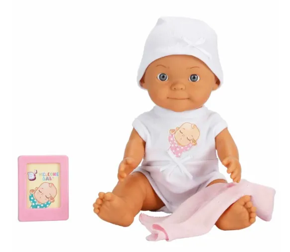Păpușa BEBELOU BEBELUȘ CU BINE AȚI VENIT, PLÂNGEȘTE, 2 LITERE, 30 CM. S01005683 Păpușa BEBELOU BEBELUȘ CU BINE AȚI VENIT, PLÂNGEȘTE, 2 LITERE, 30 CM. S01005683