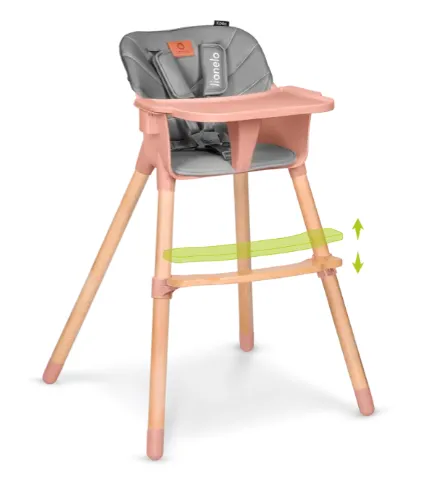 Scaun de masa 2 in 1 Lionelo Koen Pink Rose Scaun de masa 2 in 1 Lionelo Koen Pink Rose