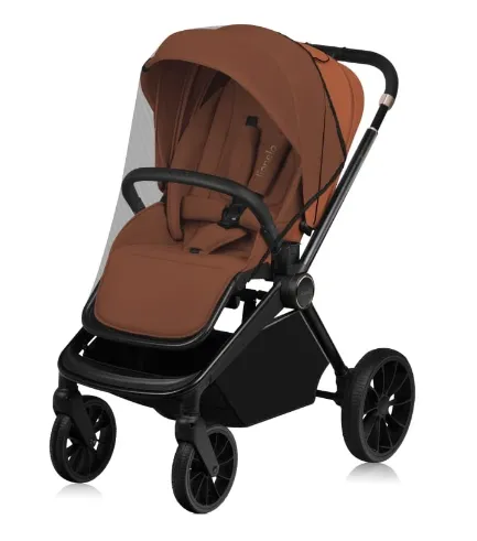 Cărucior de plimbare reversibil Lionelo Mika Plus Brown Rust Cărucior de plimbare reversibil Lionelo Mika Plus Brown Rust