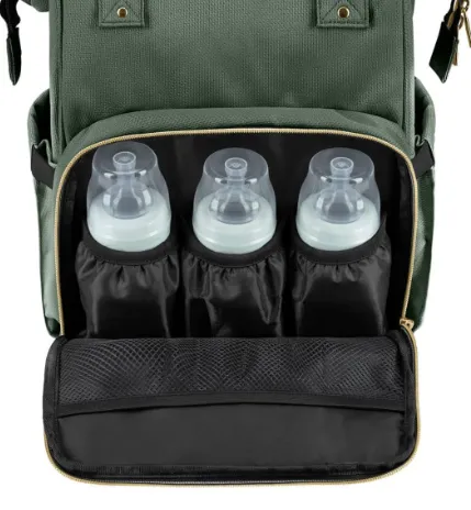 Geanta pentru mame KikkaBoo Siena Army Green Geanta pentru mame KikkaBoo Siena Army Green