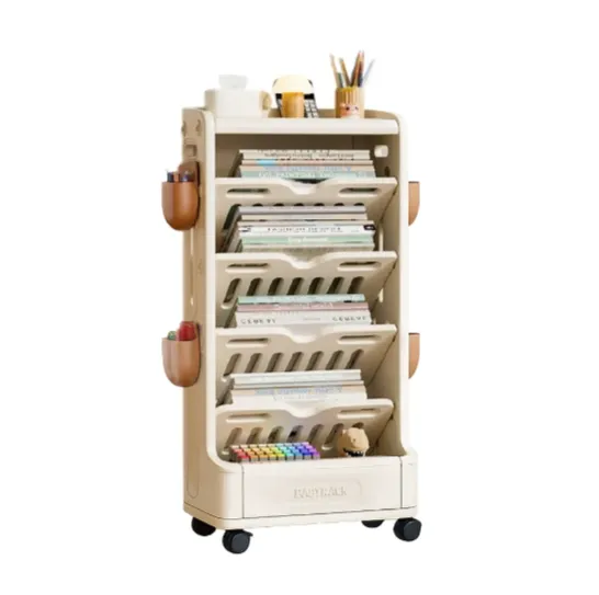 Raft organizator pentru cărți și rechizite pentru copii