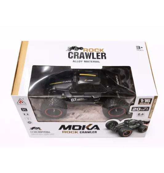 Mașină Rock Crawler 1:16 cu telecomanda, cu abur, neagră, cod 2426D Mașină Rock Crawler 1:16 cu telecomanda, cu abur, neagră, cod 2426D