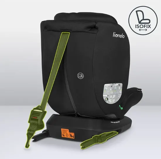 Scaun auto 40-150 cm (i-Size) Isofix Lionelo Bastiaan Black Grey, rotativ 360 Scaun auto 40-150 cm (i-Size) Isofix Lionelo Bastiaan Black Grey, rotativ 360