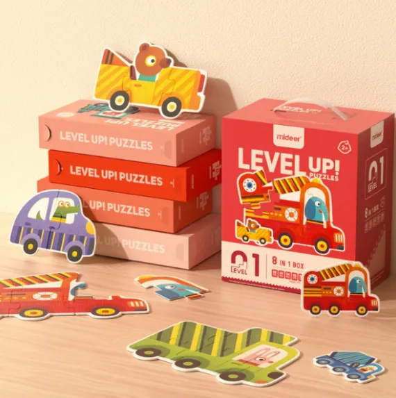 Seria de puzzle-uri „Transport”, 8 în 1, nivelul 1 Seria de puzzle-uri „Transport”, 8 în 1, nivelul 1