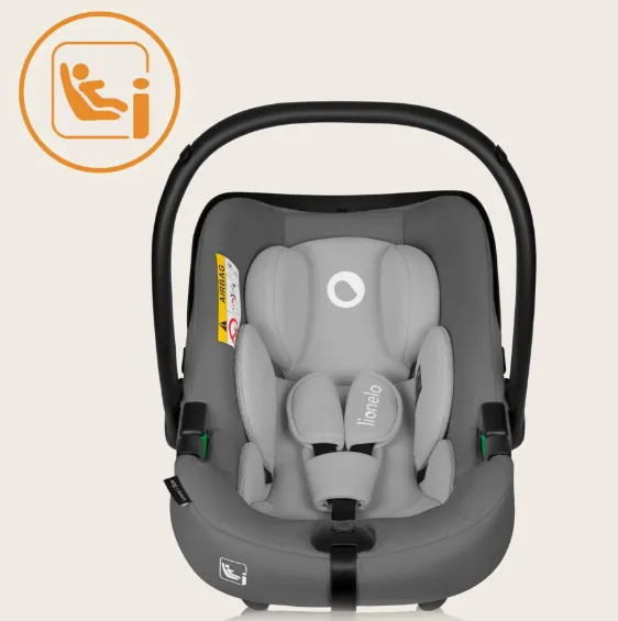 Scoica auto 40-87 cm (I-Size) Lionelo Lemmy Grey Scoica auto 40-87 cm (I-Size) Lionelo Lemmy Grey