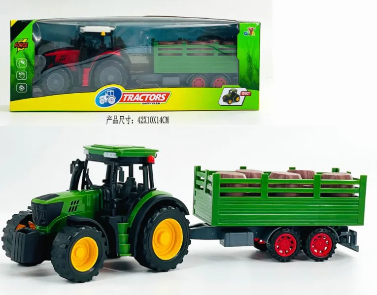 Jucarie tractor cu remorca, 666-314B