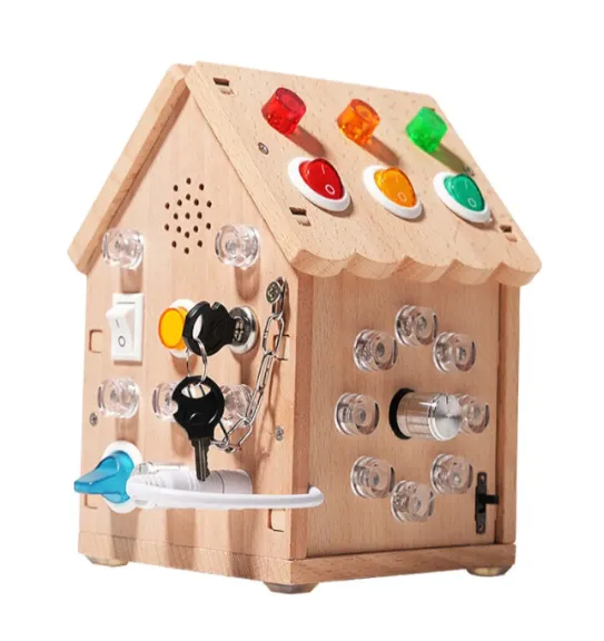 Busyboard Căsuță luminoasă cu sunete, cod 1371D Busyboard Căsuță luminoasă cu sunete, cod 1371D