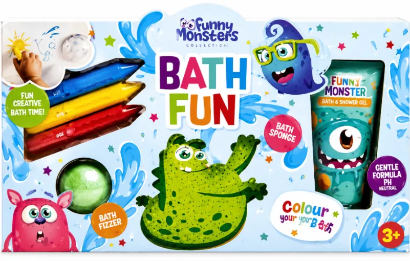 Set cadou pentru baie Funny Monsters Bath Fun, 83.0437.00 Set cadou pentru baie Funny Monsters Bath Fun, 83.0437.00
