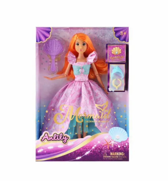Papusa Anlily, 30 cm, în rochie de seara, 616911