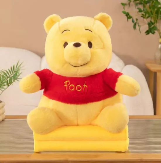 Jucărie din pluș Winnie the Pooh 45cm, cu plapumă 1×1.6m (796847)