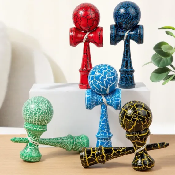 Joc de îndemânare Kendama, 18 x 6 x 7 cm, 7 modele Joc de îndemânare Kendama, 18 x 6 x 7 cm, 7 modele