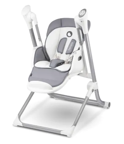 Scaun de masa cu funcție de balansare Lionelo Niles Gray Scaun de masa cu funcție de balansare Lionelo Niles Gray