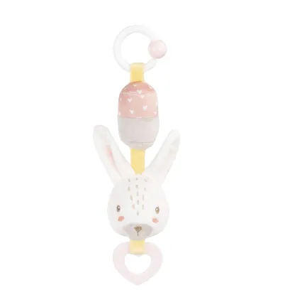 Jucărie zornăitoare Kikkaboo Bell Rabbits in Love