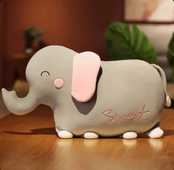 Jucărie din pluș Elefant 55cm, cu plapumă 1×1.6m (513890)