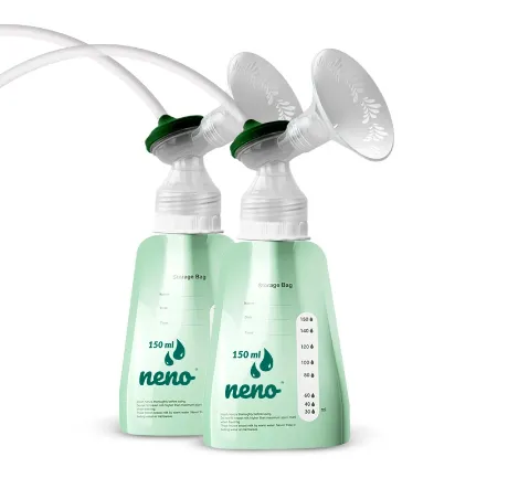 Pungi pentru stocarea laptelui Neno Green, 150 ml Pungi pentru stocarea laptelui Neno Green, 150 ml