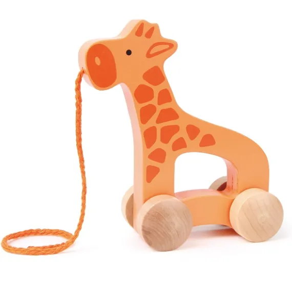 Jucărie de tras -Girafa Jucărie de tras -Girafa