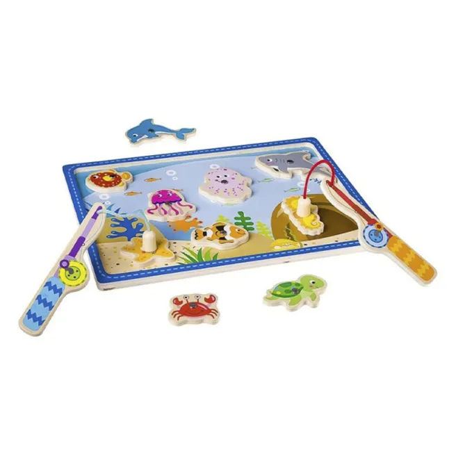 Set de joacă pentru pescuit din lemn, cod 57305 Set de joacă pentru pescuit din lemn, cod 57305