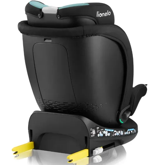 Scaun auto 40-150 cm (i-Size) Isofix Lionelo Navy Black Turquoise, rotativ 360 Scaun auto 40-150 cm (i-Size) Isofix Lionelo Navy Black Turquoise, rotativ 360