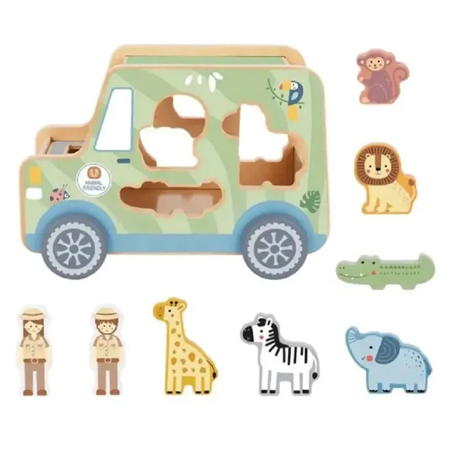 TK Sorter Jeep cu animale, cod 60599 TK Sorter Jeep cu animale, cod 60599