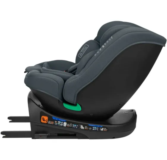 Scaun auto 40-150 cm (i-Size) Isofix KikkaBoo i-Round Dark Grey, rotativ 360 Scaun auto 40-150 cm (i-Size) Isofix KikkaBoo i-Round Dark Grey, rotativ 360