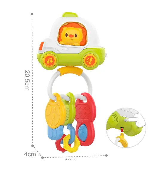 Chei auto muzicale pentru bebeluși, Huanger HE0560 (78034)