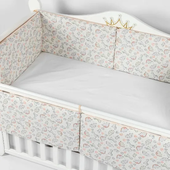 Apărătoare pătuț PM Baby Dinno Maro (6 piese), 120x60 cm Apărătoare pătuț PM Baby Dinno Maro (6 piese), 120x60 cm