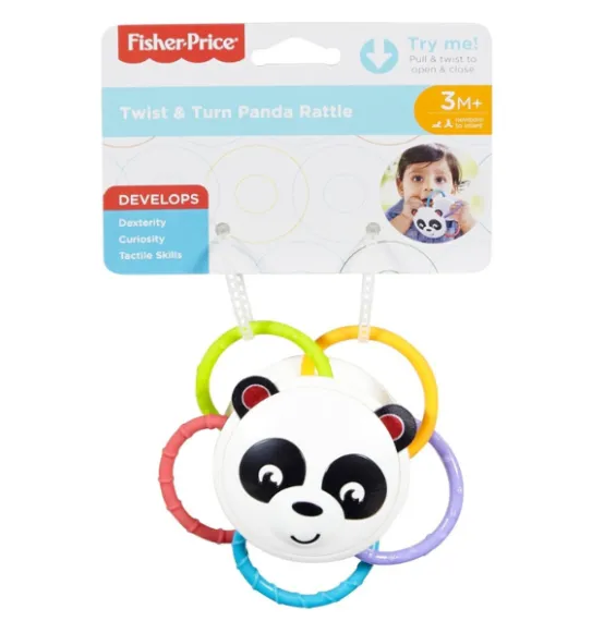 Fisher Price Zornăitoare cu dentitie „Animăluț”, în asortiment Fisher Price Zornăitoare cu dentitie „Animăluț”, în asortiment