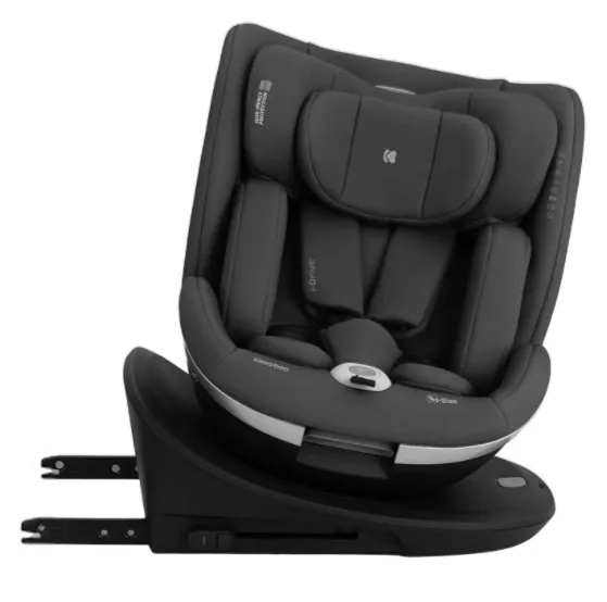 Scaun auto 40-150 cm (i-Size) Isofix Kikkaboo i-Drive Black, rotativ 360 Scaun auto 40-150 cm (i-Size) Isofix Kikkaboo i-Drive Black, rotativ 360