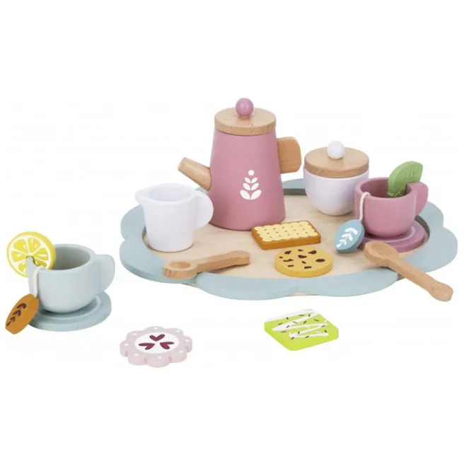 Set din lemn, ceai de după-amiază, cod 61951 Set din lemn, ceai de după-amiază, cod 61951
