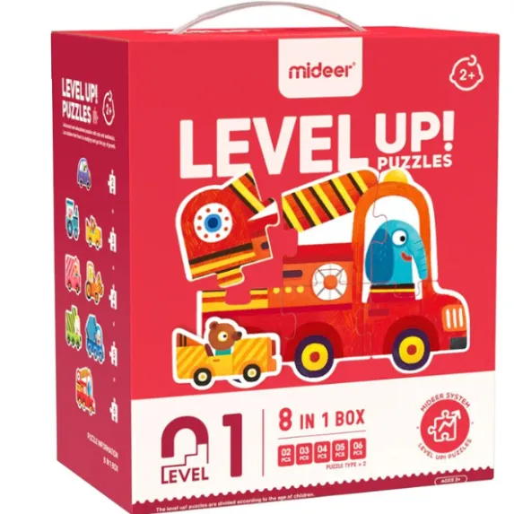 Seria de puzzle-uri „Transport”, 8 în 1, nivelul 1 Seria de puzzle-uri „Transport”, 8 în 1, nivelul 1