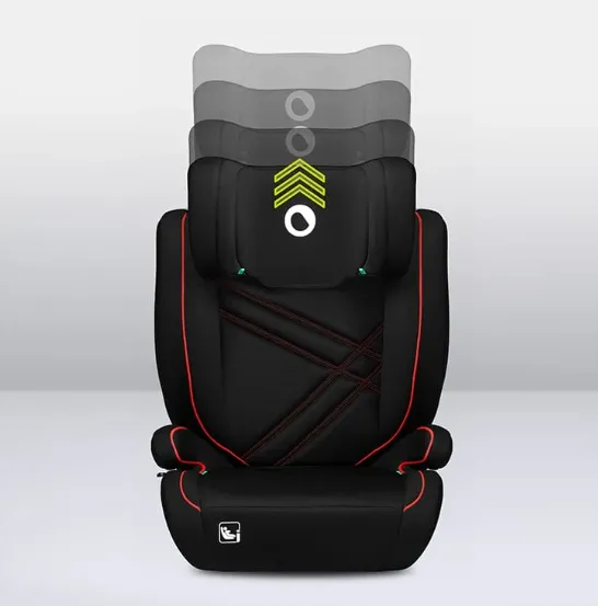 Scaun auto 100-150 cm (i-Size) Isofix Lionelo Hugo Sporty Black Red Scaun auto 100-150 cm (i-Size) Isofix Lionelo Hugo Sporty Black Red