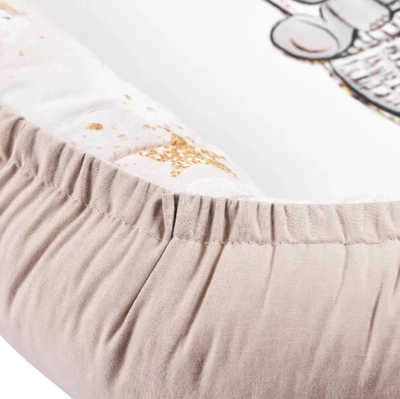 Babynest pentru bebeluș PM Premium Elefant Maro Babynest pentru bebeluș PM Premium Elefant Maro