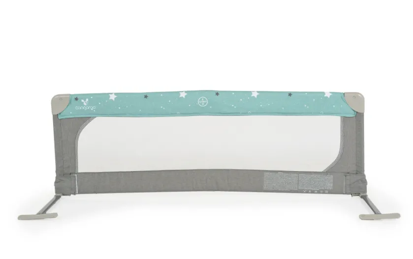 Bariera de protectie pentru pat Moni Linen Mint, 130 cm Bariera de protectie pentru pat Moni Linen Mint, 130 cm