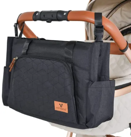 Geanta pentru mame Moni Keily Black Geanta pentru mame Moni Keily Black