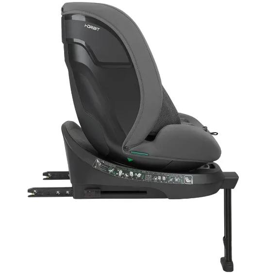 Scaun auto 40-150 cm (i-Size) Isofix KikkaBoo i-Orbit Dark Grey, rotativ 360 Scaun auto 40-150 cm (i-Size) Isofix KikkaBoo i-Orbit Dark Grey, rotativ 360