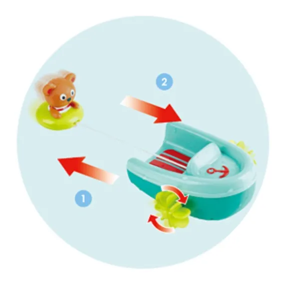 Jucarie de baie – Barca cu ursulet Jucarie de baie – Barca cu ursulet
