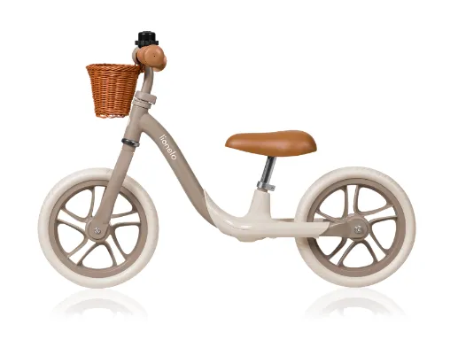 Bicicleta fara pedale Lionelo Alex Plus Beige Sand Bicicleta fara pedale Lionelo Alex Plus Beige Sand
