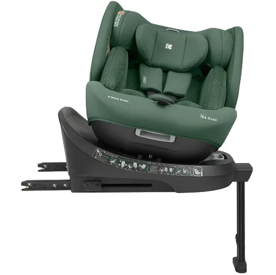 Scaun auto 40-150 cm (i-Size) Isofix KikkaBoo i-Orbit Army Green, rotativ 360 Scaun auto 40-150 cm (i-Size) Isofix KikkaBoo i-Orbit Army Green, rotativ 360