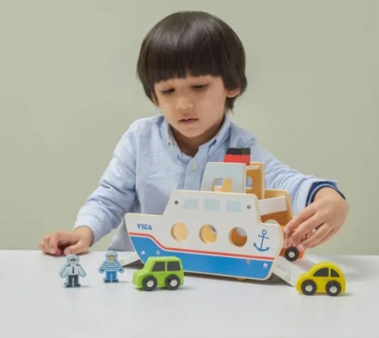Set de joacă „Feribot din lemn” Set de joacă „Feribot din lemn”