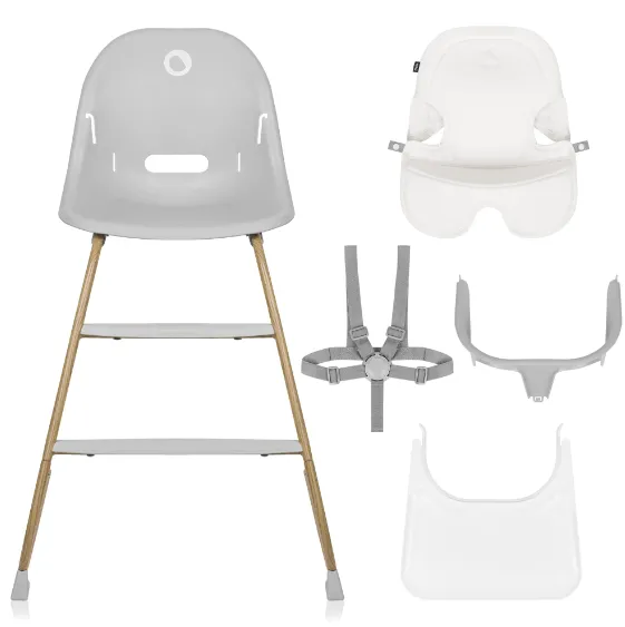 Scaun de masa 2 in 1 Lionelo Dalia Grey Stone Natural + Balansoar Scaun de masa 2 in 1 Lionelo Dalia Grey Stone Natural + Balansoar