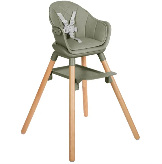 Scaun de masa 6 in 1 KikkaBoo Woody Army Green Scaun de masa 6 in 1 KikkaBoo Woody Army Green